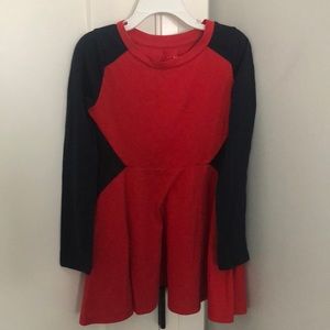 3for1 Girls Red & Blue Dress Size 6T